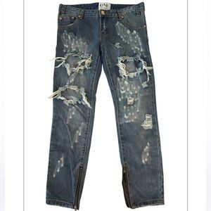 One Teaspoon Trashed Freebird Jeans NWT